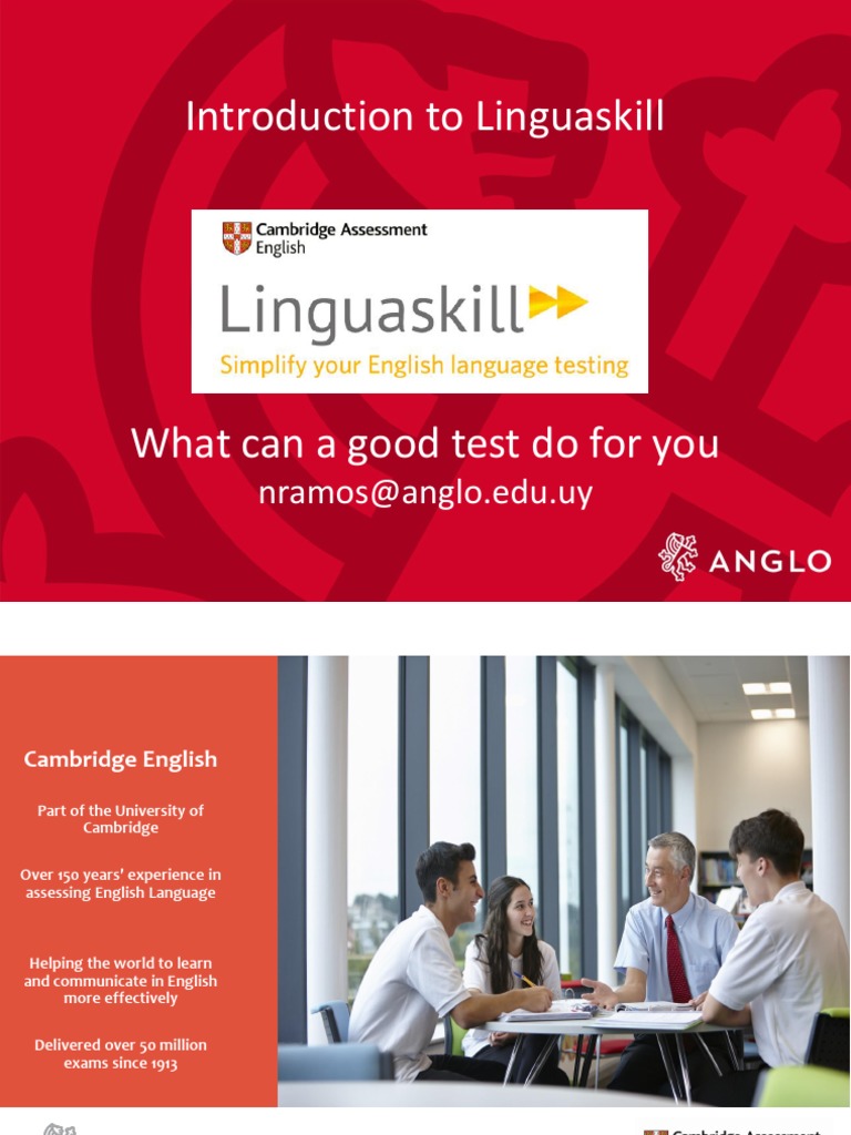 Overview of Linguaskill Testing | PDF | Multiple Choice | Question