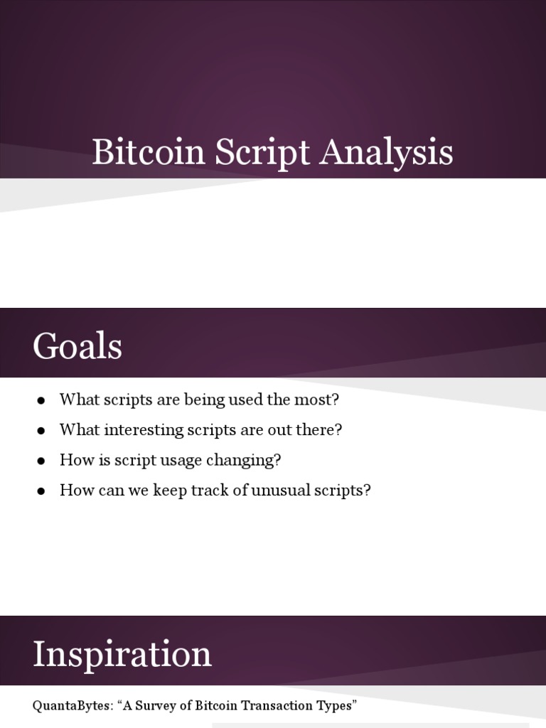 Bitcoin Script Analysis | PDF | Computers