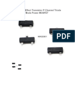 MX2301 Field Effect Transistor P Channel Triode Enhancement Mode Power MOSFET