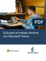 Guía Microsoft Teams para Trabajo Docente CLM PDF