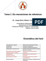 Tema 3. Els Mecanismes de Referència 7