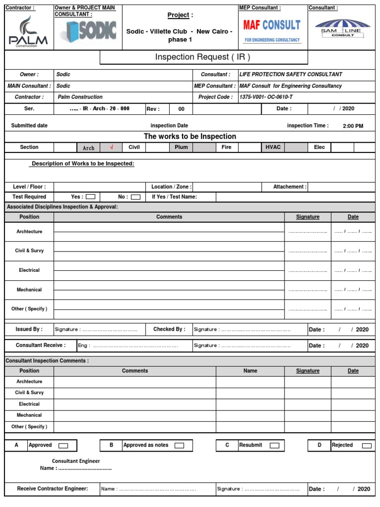 1000 - IR-Arch-20-000-00 PDF | PDF | Engineering