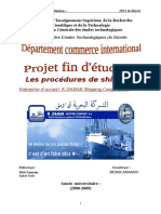 Les Procédures de Shipping: Entreprise D'accueil: K.DAMAK Shipping Company S.A