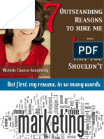 Outstanding Reasons To Hire Me Reason Why You Shouldn't: Michelle Chance-Sangthong