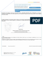 Certificado - No - Impedimento - 0705031003 2021