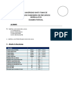 Examen Final de RECURSOS HIDRAULICOS