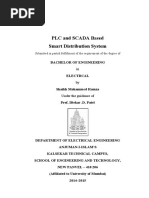 PLC and SCADA Based Smart Distribution System: Submitted in Partial Fulfillment of The Requirement of The Degree of