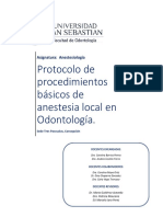 Protocolo de Procedimientos Basicos de Anestesia Local en Odontologia