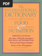 International Dictionary of Food and Nutrition en PDF