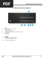 Quickspecs: HP 280 G2 Small Form Factor Business PC