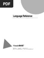 Visual DBase 5.7 Language Reference