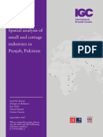 Spatial Analysis of Small and Cottage Industries in Punjab, Pakistan