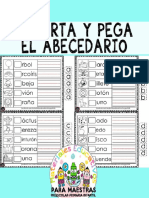 Recorta y Pega El Abecedario Por Materiales Educativos Maestras