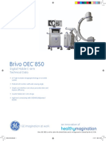 Brivo OEC 850 Specifications Sheet