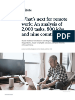 What's Next For Remote Work: An Analysis of 2,000 Tasks, 800 Jobs, and Nine Countries