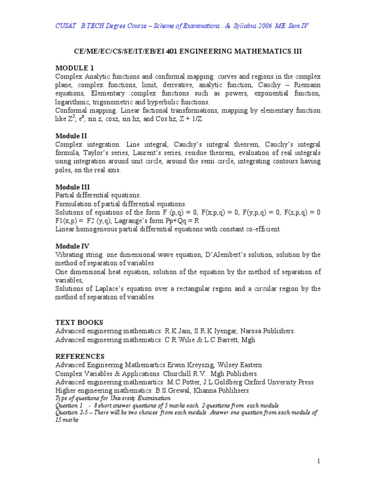 Mechanical Engineering 2006 Sem IV | PDF