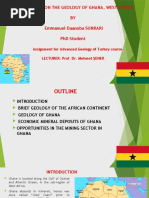 Geology of the Birimian Supergroup in Ghana | PDF | Granite ...