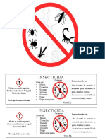 Etiqueta Insecticida
