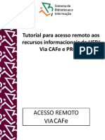 Tutorial Acesso Remoto - Via Cafe e Proxy - Atualizado em Nov 2020