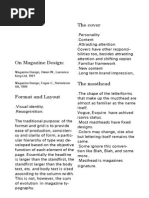 Anatomy of A Magazine Layout | PDF | Serif | Typefaces