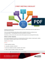 Mentee First Meeting Checklist PDF