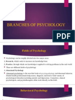 PSYCHOLOGY BRANCHES