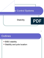 SE302: Linear Control Systems: Stability