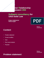 C R M CRM Software Consultancy: Ustomer Elationship Anagement For UAB Solid Law
