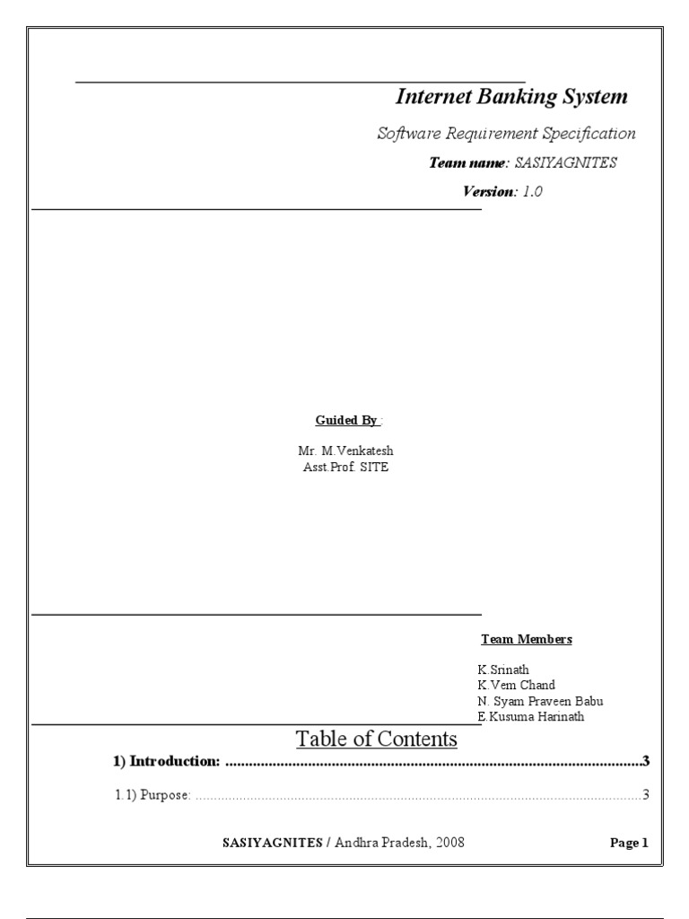 Internet Banking System Pdf Hypertext Transfer Protocol World