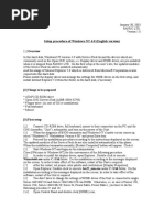 Setup Procedure of Windows NT 4.0 (English Version)