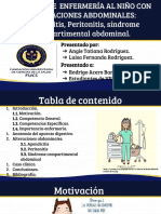 Apendicitis Peritonitis Síndrome Compartimental Abdominal.