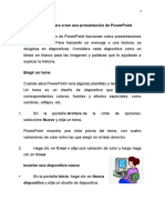 Tareas Básicas para Crear Una Presentación de PowerPoint