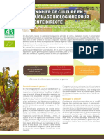 Fiche - Technique - Calendrier de Culture en Maraichage Bio en Vente Directe - Sud Et Bio - 2013 PDF