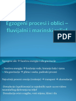 Egzogeni Procesi I Oblici &#8211 Fluvijalni I Marinski Reljef