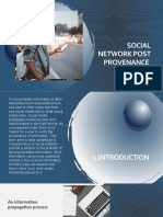 Social Network Post Provenance