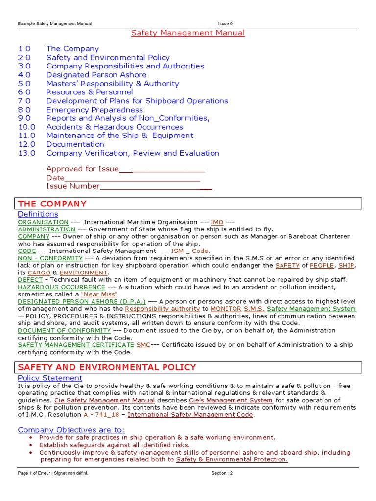 sms manual for ships pdf free download