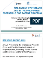 The National Patent System and Procedure in The Philippines: Essentials For Patent Drafting