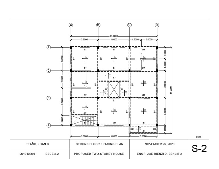 S2 - Second Floor Framing Plan | PDF