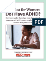 Self-Test For Women:: Do I Have ADHD?