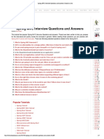 Spring MVC Interview Questions and Answers