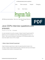 Java Oops Interview Questions and Answers