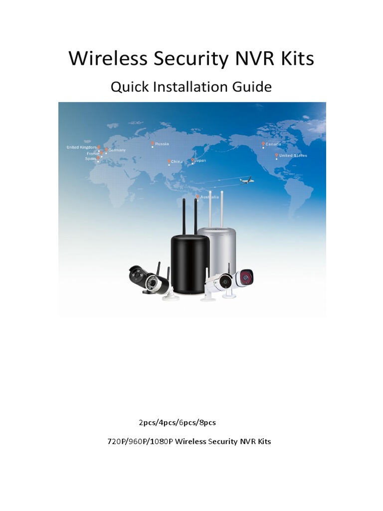 Manual de Instalación Wireless-Security-NVR | PDF | Mobile App | Gmail