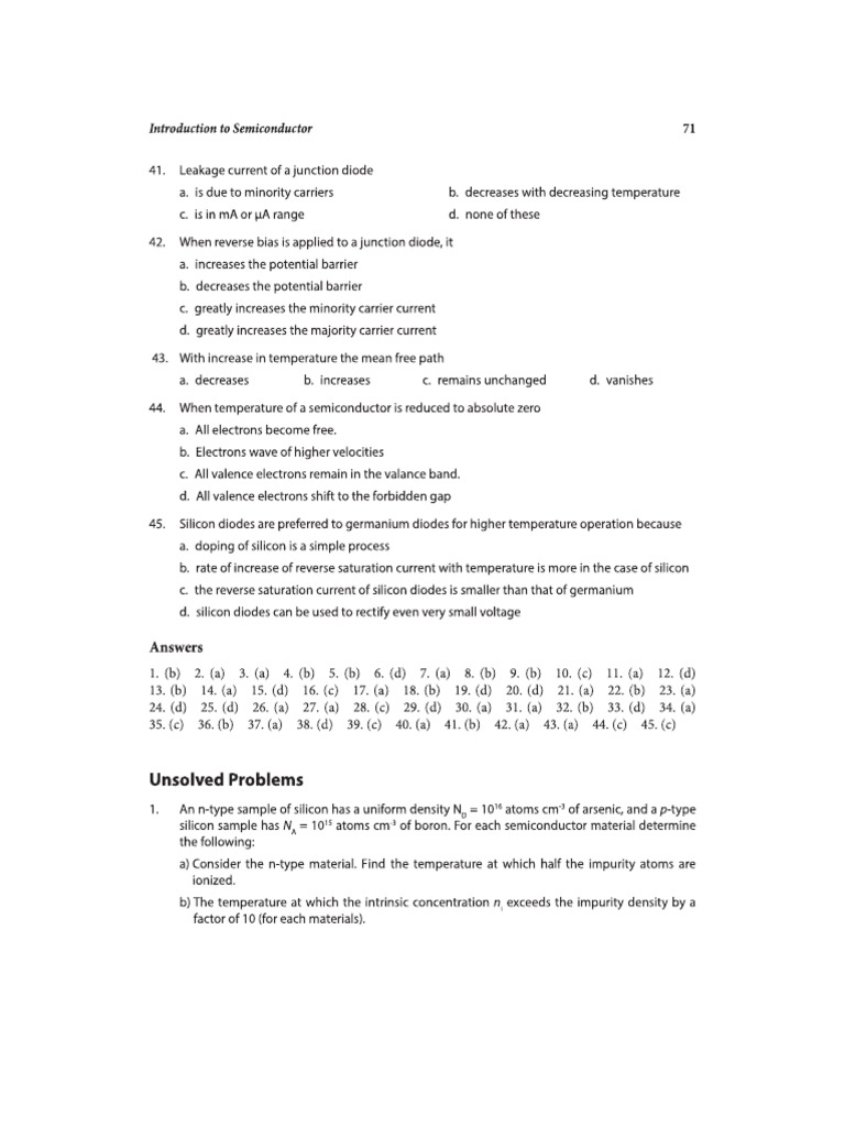 Basic Electronics Questions Chap1 PDF PDF