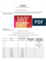 Mark-on, Mark-down, and Mark-up Rates for Retail Products