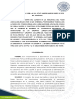 Suspensión Poder Judicial de Puebla 2020 - 2021