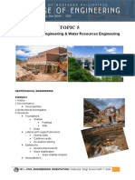 CE 101 MODULE 5 Geotechnical & Water Resources Eng'g
