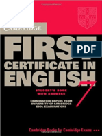 Cambridge First Certificate in English 7 With Answers