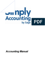 Accounting Manual: Sage Software