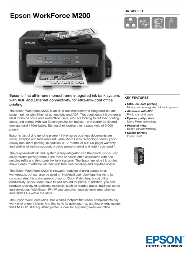 workforce m200 epson