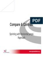 Compare & Contrast Sprinting With Horizontal Jumps Approach - Peter Stanley